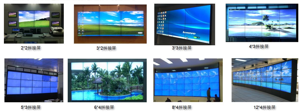 大屏幕显示系统中矩阵和液晶拼接屏连接方法